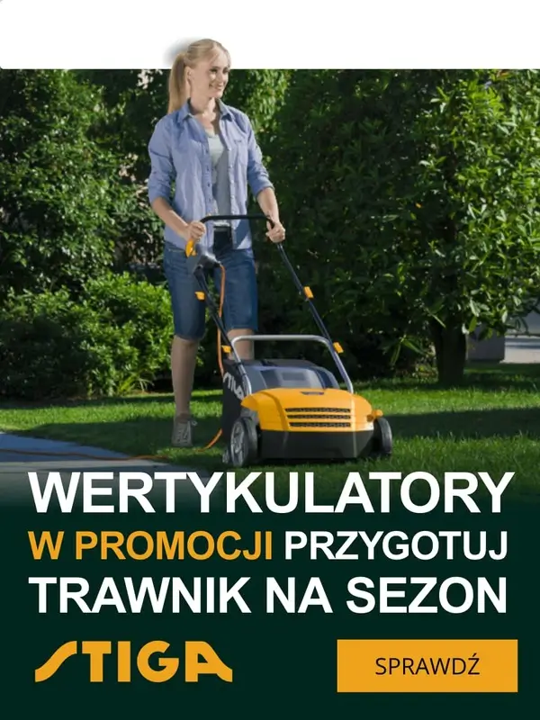 Wertykulatory Stiga w Promocji - przygotuj trawnik na sezon